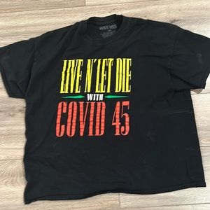 RARE Guns N Roses Shirt Live N' Let Die C0VID 45 GNR RARE OOP